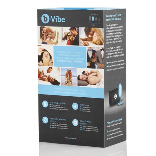 Plug analny - B-Vibe Snug Plug 3 Teal na Arena.pl