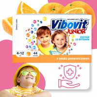 VIBOVIT JUNIOR Witaminy w saszetkach dla dzieci do rozpuszczania 44 szt.
