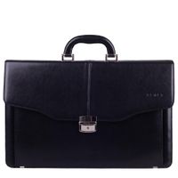 Teczka męska skórzana KEMER B 438 Czarna