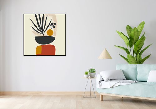 Plakat 90x90cm Botaniczny Wgląd na Arena.pl