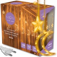 GWIAZDKI SOPLE LED LAMPKI CHOINKOWE KURTYNA