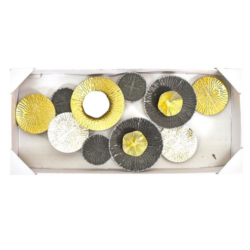 Dekoracja ścienna Anemone złota/ czarna na Arena.pl