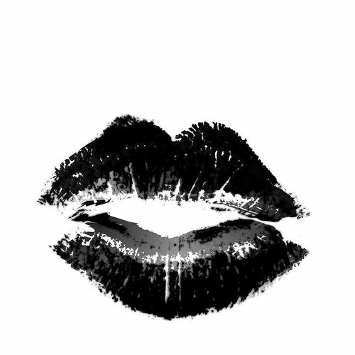 Deco Panel, Czarne usta 60x90 na Arena.pl