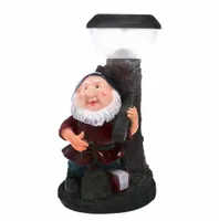 KRASNAL OGRODOWY SKRZAT FIGURKA OGRODOWA SOLARNA