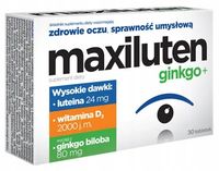 Maxiluten ginkgo+ 30 tabletek