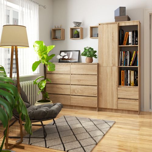 REGAŁ BIUROWY R 80 cm CLP R11 DĄB SONOMA na Arena.pl