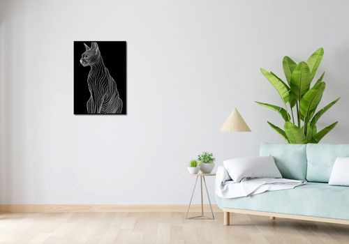 Plakat 50x70cm Minimalny Kontur na Arena.pl