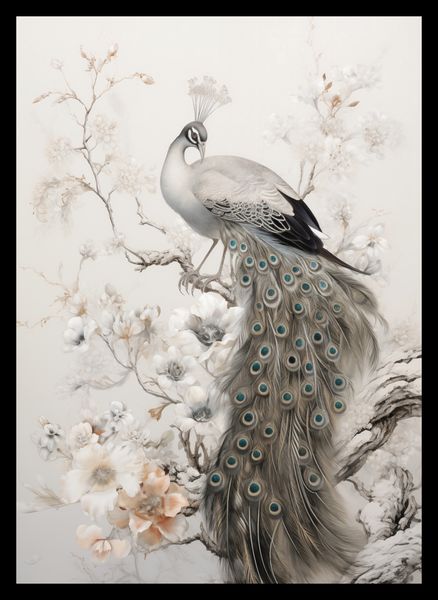 Plakat 25x35cm Pawia Gracja zdjęcie 2