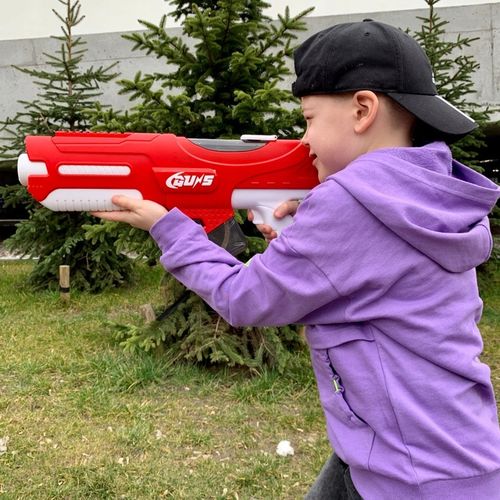 ELEKTRYCZNY DUŻY PISTOLET NA WODĘ MIOTACZ AUTOMATYCZNY WYRZUTNIA WODNA na Arena.pl