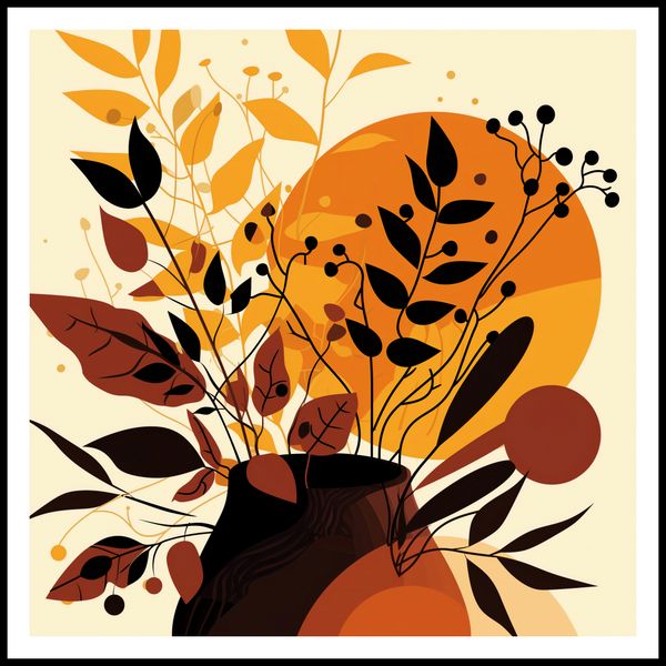 Plakat 80x80cm Bukiet Owoców zdjęcie 3