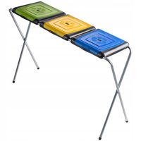 KOSZ STOJAK NA 3 WORKI DO SEGREGACJI ŚMIECI 120L