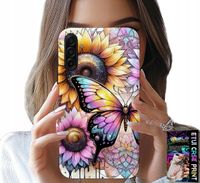 ETUI DO SAMSUNG GALAXY A17 5G - SŁONECZNIK Z MOTYLKIEM, OBUDOWA + FOLIA