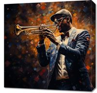 Obraz 60x60cm Symfonia na Trąbce