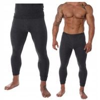 POLSKIE KALESONY MĘSKIE CIEPŁE BAWEŁNIANE TERMO Spodnie Ocieplane