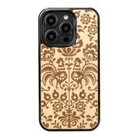Drewniane Etui Bewood do iPhone 15 Pro POLSKI FOLK ANIEGRE