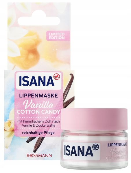 ISANA COTTON CANDY MASKA DO UST VANILLA 15 ML zdjęcie 1