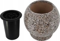 WAZON NAGROBNY - WAZON NA NAGROBEK+ WKŁAD Z KRATKĄ