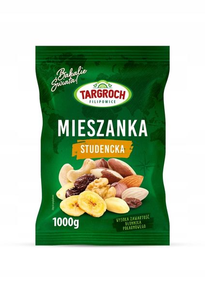 Mieszanka studencka bakalie, orzechy 1kg, Targroch zdjęcie 7