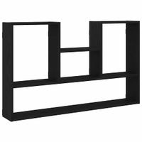 Półka ścienna, czarny dąb, 99x15x60 cm, materiał drewnopochodny