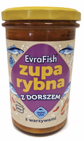 EVRA ZUPA RYBNA Z DORSZEM I WARZYWAMI 470G