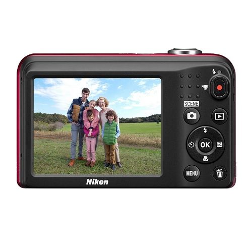 Aparat Nikon Coolpix A10 czerwony na Arena.pl