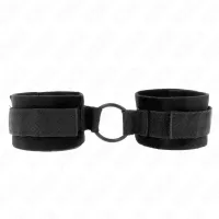 kink futro mankietow czarny regulowany 25 cm z o-ringiem 4 cm