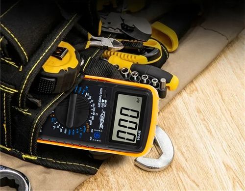 PROFESJONALNY MULTIMETR MIERNIK CYFROWY PRĄDU TEMPERATURY BATERIA SONDA LCD na Arena.pl