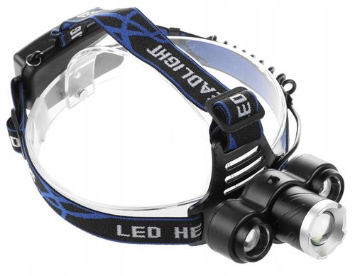 LATARKA Czołowa T6 XML 10W LED ZOOM Czołówka 1196 na Arena.pl