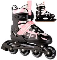 Łyżworolki 2w1 Łyżwy Rolki r. 31-34 z wymienną płozą hokejową NILS