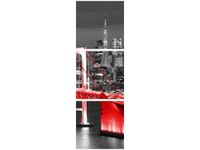 30CM 90CM OBRAZ DRUK TOKYO MOST TĘCZOWY CZERWIENI