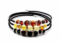 BRANSOLETKA Z BURSZTYNEM BAŁTYCKIM