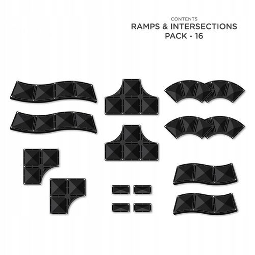 Klocki magnetyczne drogi Creative Roads Pack 16 elementów Connetix na Arena.pl