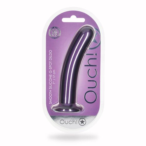 Smooth Silicone G-Spot Dildo - 7'' / 17 Cm na Arena.pl