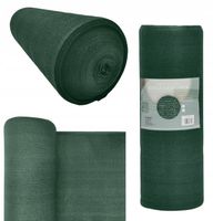 SIATKA CIENIUJĄCA 1,5x25m 62% MATA OSŁONA PŁOT OGRODZENIE OPASKI UV ZIELONA