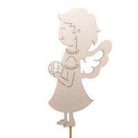 Topper pik "Anioł dziewczynka IHS"