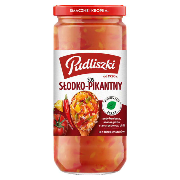 Pudliszki Sos słodko-pikantny 480 g zdjęcie 2
