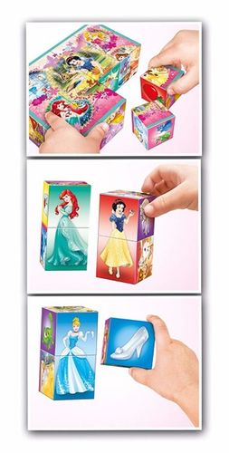 Clementoni - Klocki Cubes Multiplay Princess 41504 na Arena.pl