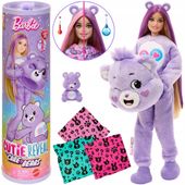 Mattel Barbie lalka Cutie Reveal Troskliwe misie - CZUŁE SERCE ZA6062