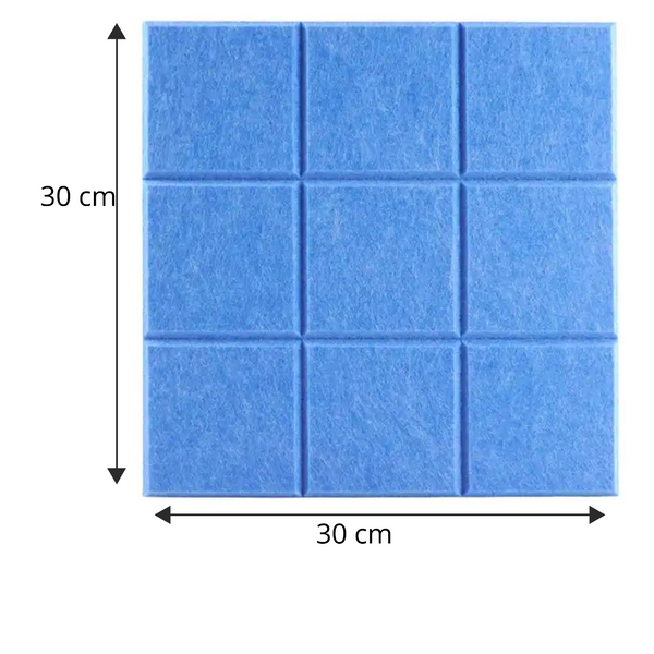 Panele Ścienne Filcowe 3D Kwadrat Zagłówek Samoprzylepne Akustyczne Soft zdjęcie 3