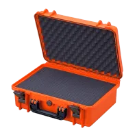 Pomarańczowa walizka hermetyczna z pianką MAX430S 464x366x176 mm