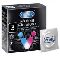 DUREX Mutual Pleasure Prezerwatywy Stymulujące Prążki Wypustki 3szt