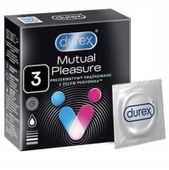 DUREX Mutual Pleasure Prezerwatywy Stymulujące Prążki Wypustki 3szt