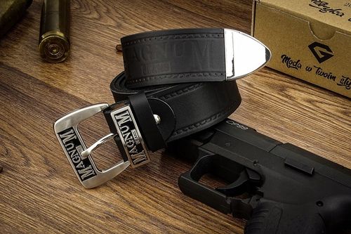 Pasek Męski skórzany czarny do spodni 110 pas na Arena.pl