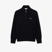 Wełniany sweter z zamkiem błyskawicznym LACOSTE AH3052 M