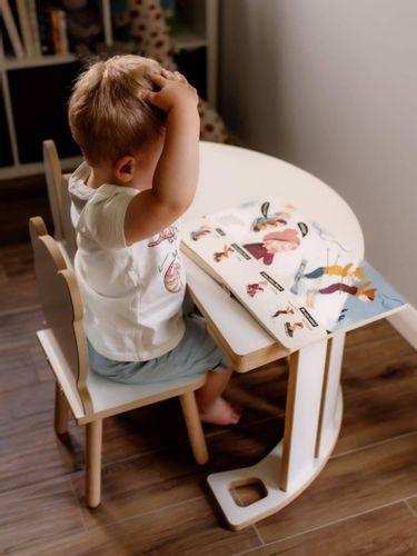 Krzesełko dla dzieci Króliczek białe na Arena.pl