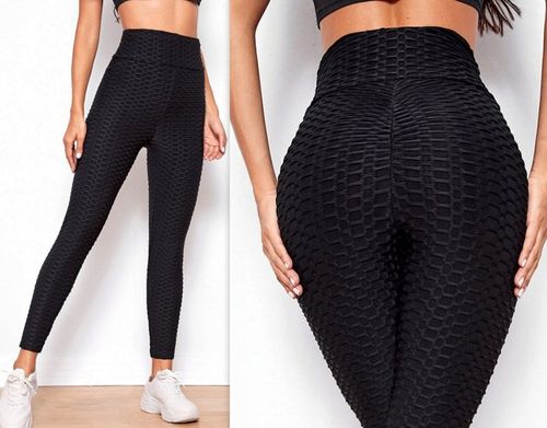 Legginsy KARBOWANE ANTYCELLULITOWE PUSH UP kolory S/M na Arena.pl