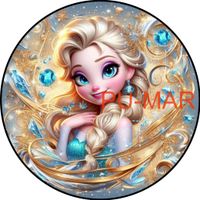 Opłatek na tort KRAINA LODU FROZEN Elsa Anna Postać Bajka Tekst Gratis