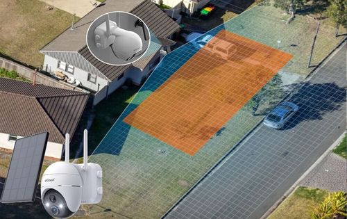 ZEWNĘTRZNA SOLARNA KAMERA OBROTOWA BATERIE WIFI 3MP 64GB Z PANELEM SOLARNYM na Arena.pl