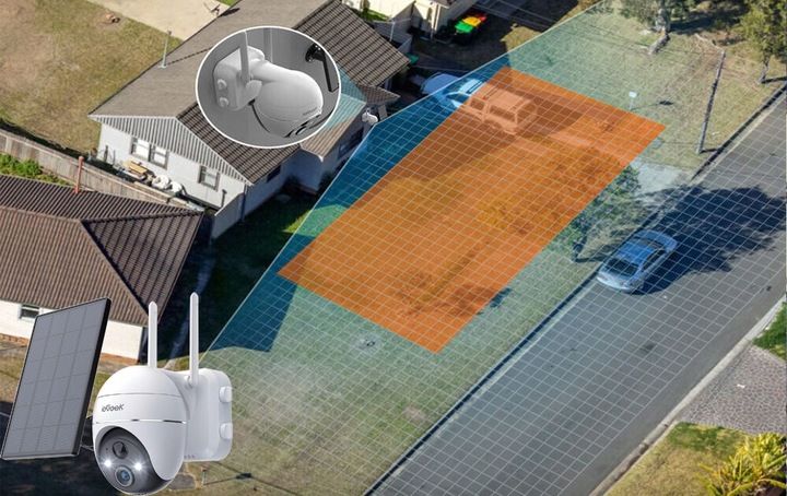 ZEWNĘTRZNA SOLARNA KAMERA OBROTOWA BATERIE WIFI 3MP 64GB Z PANELEM SOLARNYM zdjęcie 12