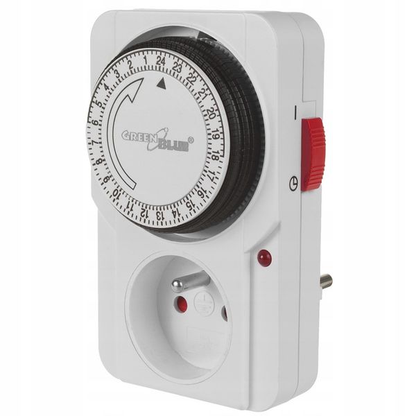 Programator czasowy timer analogowy mechaniczny włącznik wyłącznik prądu zdjęcie 10